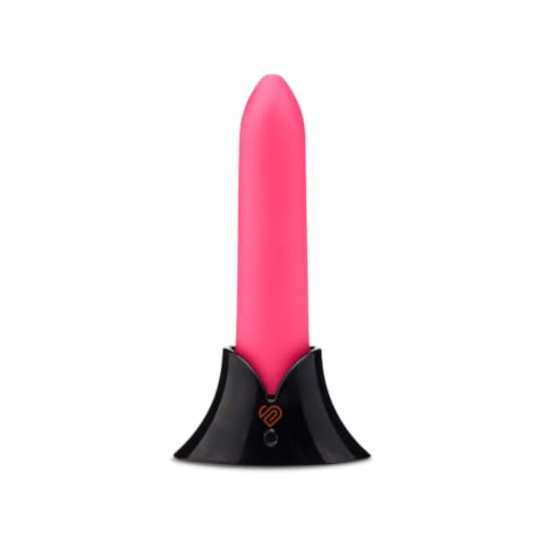 Rechargeable 20-Function Vibrating Bullet in Blush Pink