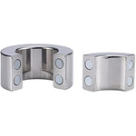 Stainless Steel Weight-Bearing Penile Pendant Stretching Exercise Magnetic Ring Metal Penis Cock Ring Toy(A3)