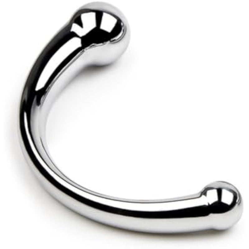 Double Ended Dildo Metal Wand, Sex Toy For G-Spot, P-Spot & Anal Plug (Medium)