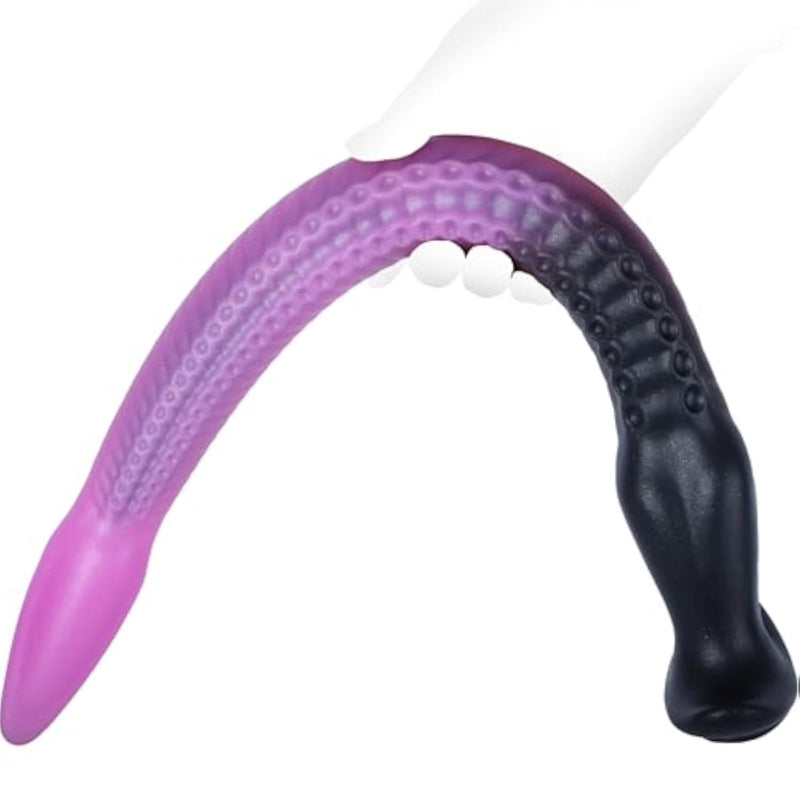 12.2'' Liquid Silicone Octopus Tentacle Anal Sex Toy with T Shape Base Design for Women, Men, and Gay