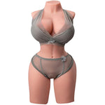 TPE Sex Doll Male Masturbator,21LB Torso Doll with Big Ass and Boobs, Pussy Ass Male Masturbator Toy,3D Realistic Textured Virgin Vagina with Anal Channel & Soft Big Boobs Sexdol