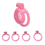 Chasity Cage Male Sissy Chastity Devices Lock Design Small Penis Cage Cock Cage Bdsm Toys For Couples Sex (Flat Ring)