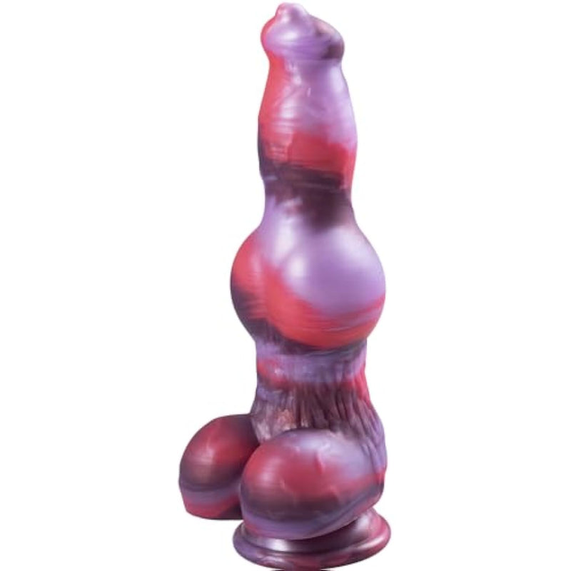 9.8" Monster Dildo Dog Dildos With 2 Big Knots, Knot Dildo With Strong Suction Cup, Huge Dil-Do Lifelike Skin-Touching Feeling, Fantasy Dildos Sex Toys For Women, Men, Gays Couples