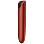 Burgundy Bullet, One Button, Clitoral Stimulator, 7 Modes, 3 Intensity Settings, Magnetic Usb Charge Port. Ipx6 Water Proof, For Women And Adults