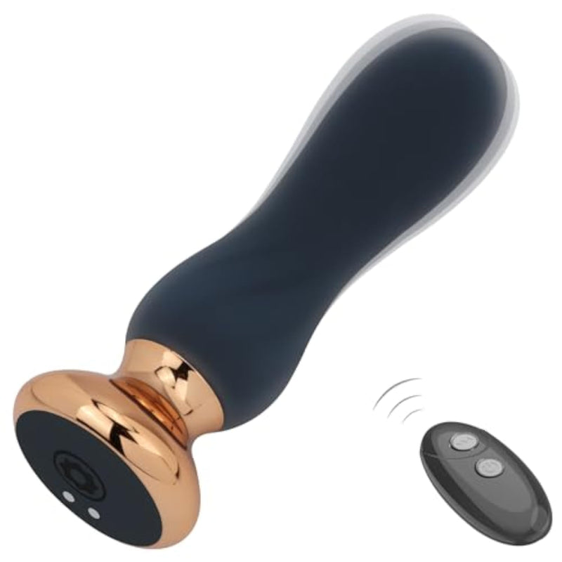 Mini Wand Massager for Women and Men - 10 Vibration Modes, Soft Silicone, Powerful G Spot Vibrator