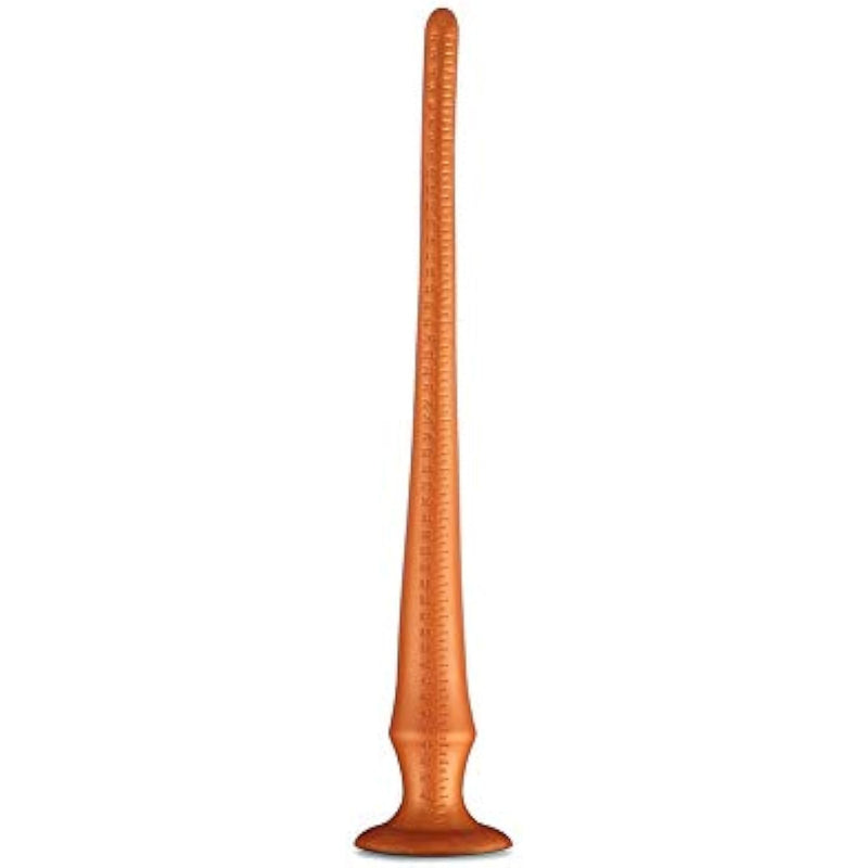Super Long Anal Plug Dildo, Flexible Liquid Silicone Butt Plug Vaginal Prostate Massage Stimulation For Men And Women (Large)