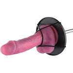5” Universal Dildo Holder For Kliclok System Sex Machines, Oversize Suction Cup With Rubber Rings For Irregular Flat Base Dildo