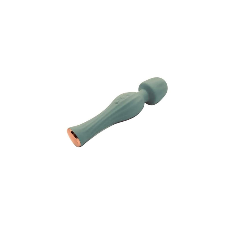 Personal Vibrator, Body Massager, Rechargeable Cordless, Waterproof, Quiet (Green)