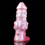 7.16" Monster Penis Sleeve Enlarger Silicone Penis Extension Sleeve With Cock Ring, Soft Men Penis Extender Cock Enlargement Male Adult Sex Toy