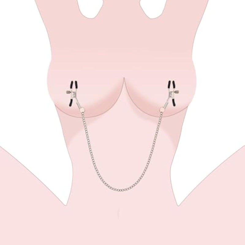 Bdsm Nipple Toys Nipple Clamps Sexual Pleasure Tools For Women Men Couples Sex Toys Bondage Gear Accessories Sex Restraints Nipple Stimulation Kinky Adult Sex Toys Games Nipple Clips With Metal Chain