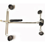 Heavy Sex Machine Duty Stainless Steel Bar Spreader With Dildo Hand Foot Collar Bondage Toture Rack Frame Handcuffs Bdsm Tie Set