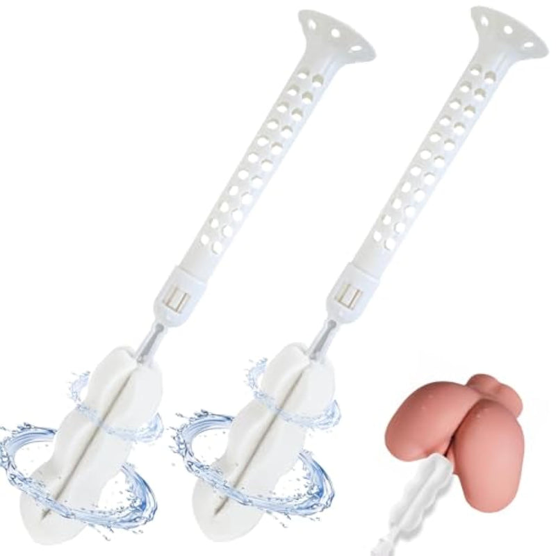 Sex Doll Cleaning Kit Male Masturbator Cleaning Brush Male Toy Cleaning And Care Supplies, Reusable Bottle And Cup Cleaning Brush, Ventilated Drying Stick, Male Sex Toy Love Doll Care Tool 2 Pieces