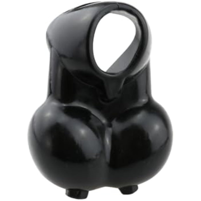 Silicone Scrotum Sleeve Testicle Cover Penis Ring Prison Bondage Male Chastity Cage Devices Cock Slave Orgasm Delay Sex Toy For Men Black