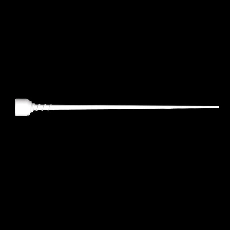 Men's Urethral Stimulation Tool with Silicone Sound and Sucker Attachment, White