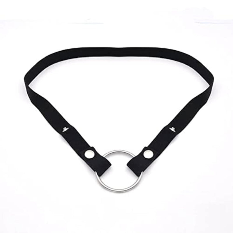 Male Chastity Device Elastic Band Accessories,Cock Cage Auxiliary Belt Adjustable Rope,Penis Rings,Sex Toys For Men (Black)