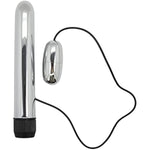 Dual Bullet Vibrator Personal Massager, Adjustable Dial Vibration Settings, Sex Toys For Women Men Couples, 2 Motors, Silver