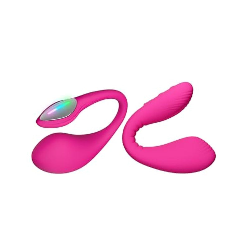 Lush 4 Wearable G-Spot Vibrator Adult Sex Toys & Games With Led Light + Dolce Clitoris & G-Spot Vibrating Sex Toy For Couple Play