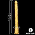 22.8" Extra Long Realistic Dildos, Silicone Huge Dildo With Suction Cups For Prostate Stimulation Anal Plug, Soft Big Lifelike Fake Penis G-Spot Buttplug Adult Sex Toys For Women Men (L)
