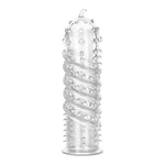Structured Penis Sheath - Cock Sleeve With Structure, Ribbed Penis Sleeve For Intense Stimulation - Flexible, Partner Pleasure, 15.5Cm