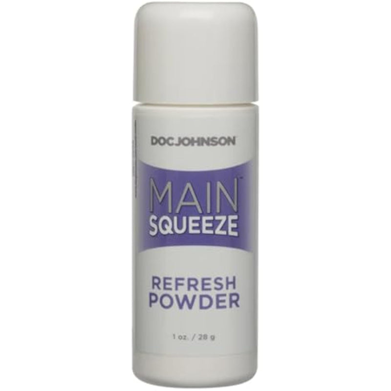 Doc Johnson Main Squeeze - Refresh Powder - Keeps ULTRASKYN Feeling Feeling Plush and Realistic - 1 Oz (28g)