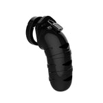 By Shots America - Model 05 - Chastity - 5.5" - Cock Cage - Black - Cock Ring