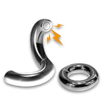 Metal Penis Ring Bondage Magnet Weithted Pendant Cock Ring Adult Sex Toys