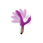 Skyler Usb Rechargeable Silicone Bendable Rabbit Vibrator- Purple