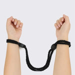 Adjustable Cotton Rope Hand & Ankle Restraints - Comfortable Secure Ties For Home, Travel With Quick Release