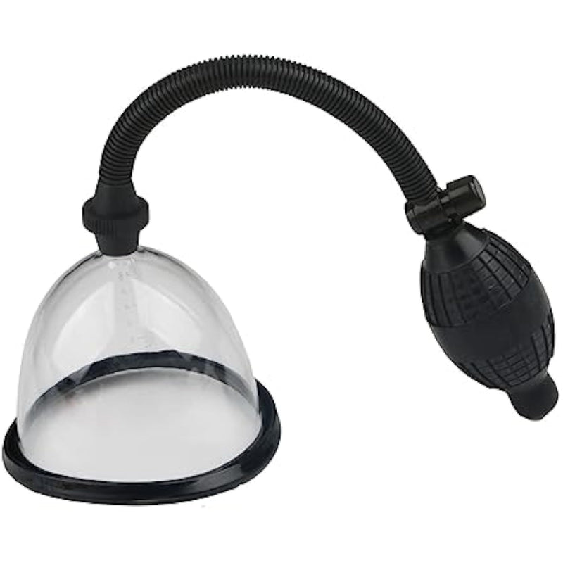 Manual Pussy Pump With Powerful Transparent Sucking Cups & Release Valves, Portable Clito Nipple Stimulator Kit, Sm Adult Sex Toy For Couple Women