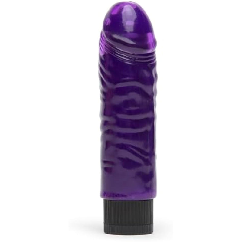 Vibrating Dildo - 5 Inch Realistic Dildo - Firm Multispeed Vibrator For Women - Beginner Friendly & Small - Twist Base Multispeed Vibrator - Adult Sex Toy - Purple