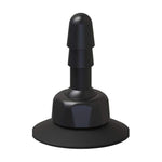 Deluxe 360 Degree Swivel Suction Cup Plug by Doc Johnson - Black