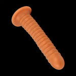 Screw Threaded Butt Plug Anal Trainer Kit with Powerful Suction Base, Soft Anal Stimulator Liquid Silicone Gradual Stimulation Anal Plug Adult Sex Toy for Beginner and Advanced Users (13.1in)