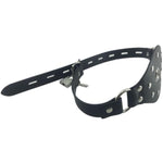 Inflatable Silicone Strap-On Mouth Gag, Bdsm Faux Leather Adjustable Open Mouth Plug Expandable Silicone Gag Bondage For Fetish Lgbt Lover