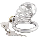 Stainless Steel Men'S Chastity Device For The Best Men Companion J0650 50Mm