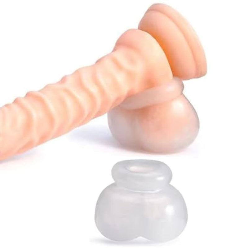 Bdsm Testicle Toys Male Chastity Male Sex Toy, Soft Silicone Penis Sleeve Sex Bondage Restraints Cock Ring Men Sex Toy, Penis Ring Extender Testicles Stretcher Trainer Adult Sex Toys For Couples Men