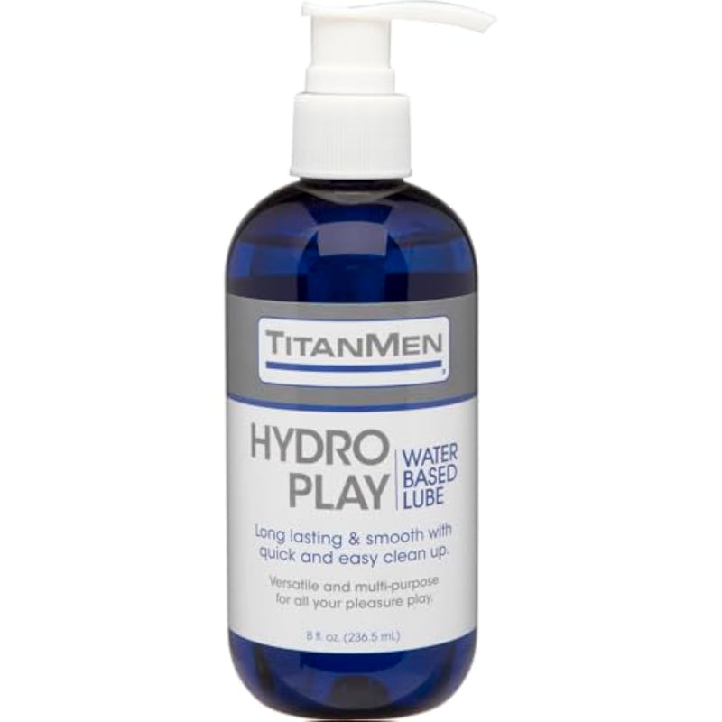 TitanMen Hydro Play Water-Based Lubricant for Long Lasting Smooth Pleasure