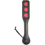 Sexy Lips Slapper Spanking Paddles For Adults, 12.8Inch Faux Leather Paddle For Bdsm Sex Play