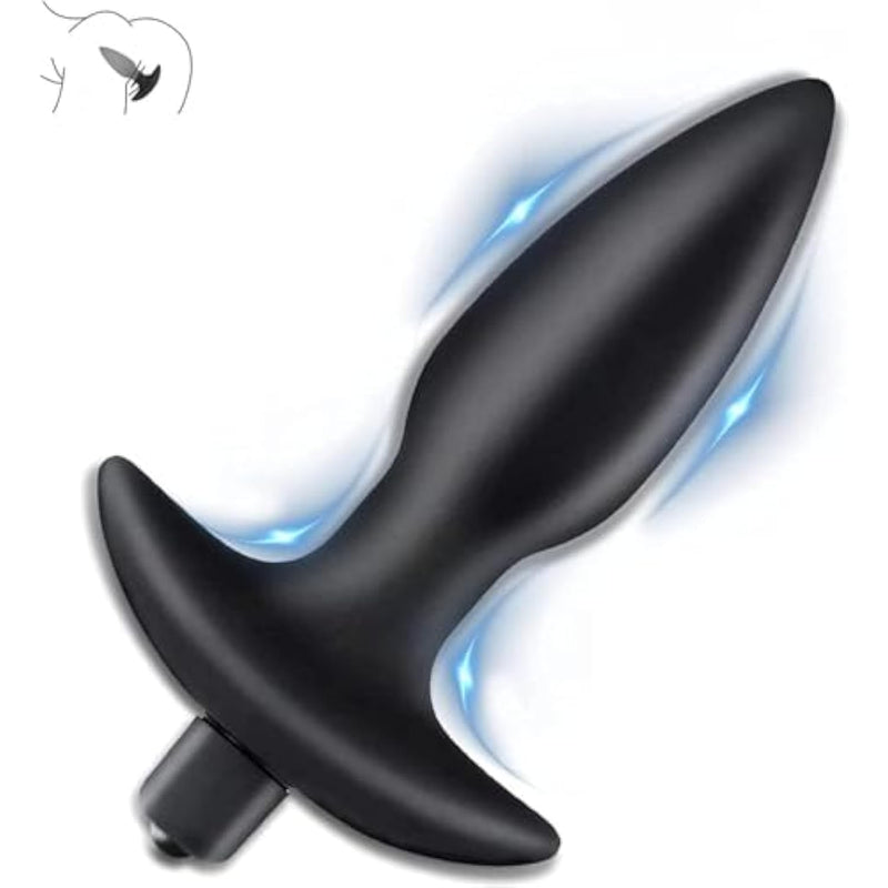 Small Anal Vibrator Soft Prostate Massager Mini Bullet Sex Toys For Women, Beginner Anal Plug Finger Vibrator Vaginal Nipple Clitorals Stimulator, G Spot Travel Vibrator Strong Adult Sex Toy