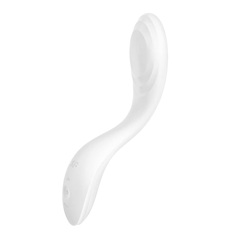 Rrrolling Pleasure Vibrator Sex Toy | Adult Toys For Women | Best G-Spot Clit Stimulation | Vibrating Sexual Pleasure Device | Stimulation Vibrators | Woman Sextoy (White)