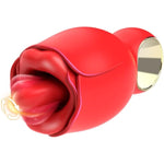 Vibrator Adult Sex Toys For Woman - Rose Sex Toy With 360° Rotated Licking Tongue, Female Sex Toys With Handle, Adult Toys For Women With 8 Licking Modes, Nipple Toys Vibrators Clitoral Stimulator