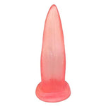 8.27 Inch Realistic Tongue Licking Dildo with Suction Cup for Anal Play