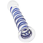 Glass Dildo, 7.67 Inch Crystal Anal Butt Plug Unisex Pleasure Wand For Men Women