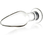 Glass Anal Plugs,4.84 In Crystal Mushroom Butt Plugs Prostate Massage Sex Toys For Women Men
