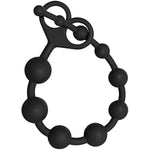 Silicone Anal Bead + Jeweled Anal Plug