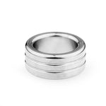 Male Penis Weight Ring for Adult Sex Enhancement - 23mm Metal Locking Ring