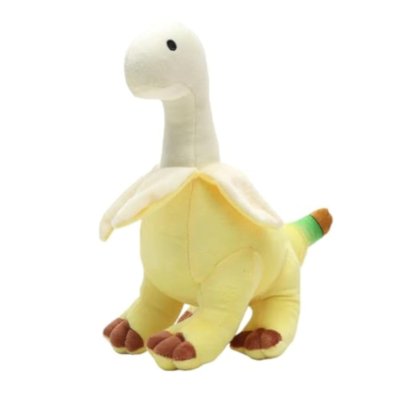 11'' Banana Dinosaur Plush Toy, Yellow Dinosur Stuffed Animal, Soft And Creative Hybrid Design, For Kids And Friends, Ideal For Birthdays, Christmas, Children'S Day