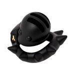 Male Chastity Cage with Spiked Spike Styling for Men's Penis Bondage and Restraints, 3D Printed ABS Resin Material