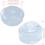 2Penis Pump Simulated Inverted Model, Realistic Sleeve Replacement Sealing Cap For 2.5-Inch Cylindrical Large Penis Pump Sleeve, Male Enhancement Growth Pump Cap (Translucent)