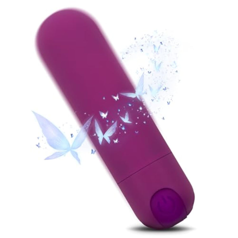 Upgraded Portable Cordless Handheld Massager with 10 Quiet Modes and Soft Silicone Design, Perfect for Travel or Home Use