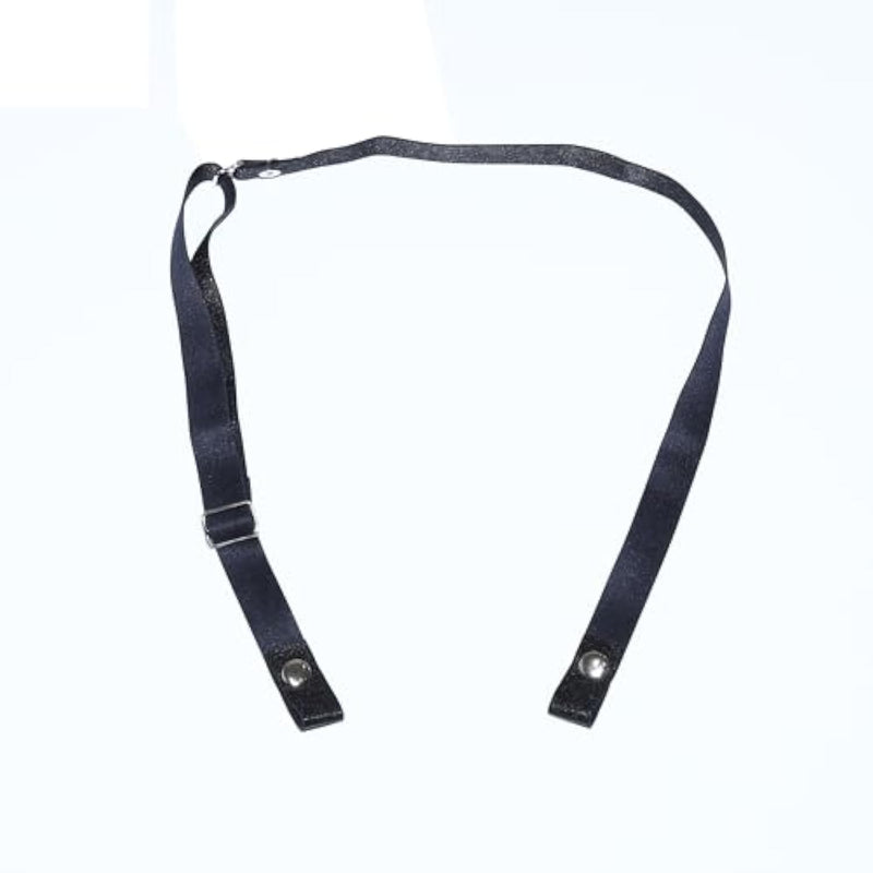 Continuously Adjustable Chastity Belt Chastity Strap, Chastity Device, Elastic Waist Strap, Cock Cage Belt, Chastity Cage Accessory, Cock Ring Band Slave Tool (Black)